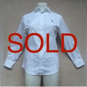 RALPH LAUREN RLL Boys Button Down Dress Shirt, Size 16, White, Long Sleeves NWOT